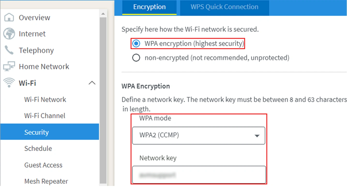 Change the Default Wi-Fi Password of the Fritzbox Router